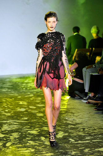 Rodarte, Inspired by Death Valley and Vultures, Go Goth Tribal Warrior for Spring 2010 Rodarte, Inspired by Death Valley and Vultures, Go Goth Tribal Warrior for Spring 2010