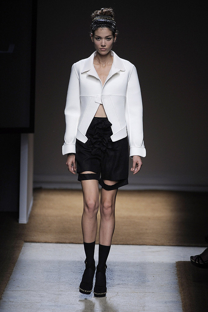 Stefano Pilati Is Seeing Strawberries, Knee Slits for Yves Saint Laurent Spring 2010 Stefano Pilati Is Seeing Strawberries, Knee Slits for Yves Saint Laurent Spring 2010