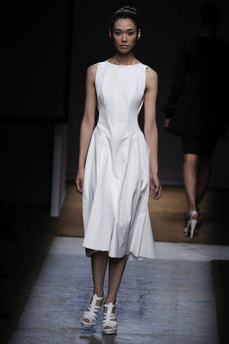 Stefano Pilati Is Seeing Strawberries, Knee Slits for Yves Saint Laurent Spring 2010 Stefano Pilati Is Seeing Strawberries, Knee Slits for Yves Saint Laurent Spring 2010