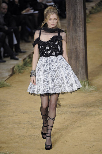 Chanel Goes Farm Girl, Takes a Roll in Hay for Spring 2010 Chanel Goes Farm Girl, Takes a Roll in Hay for Spring 2010