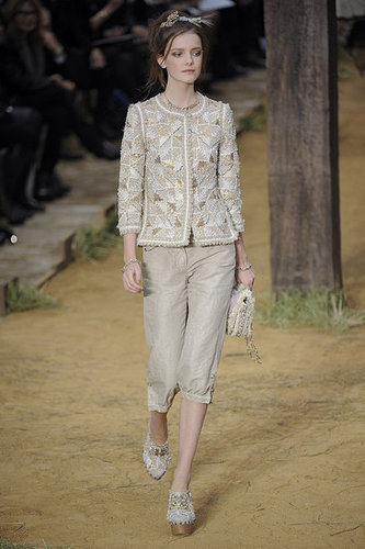 Chanel Goes Farm Girl, Takes a Roll in Hay for Spring 2010 Chanel Goes Farm Girl, Takes a Roll in Hay for Spring 2010