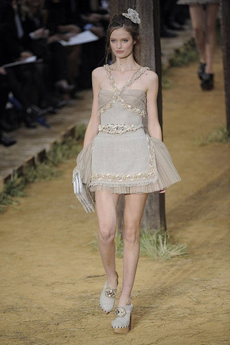 Chanel Goes Farm Girl, Takes a Roll in Hay for Spring 2010 Chanel Goes Farm Girl, Takes a Roll in Hay for Spring 2010
