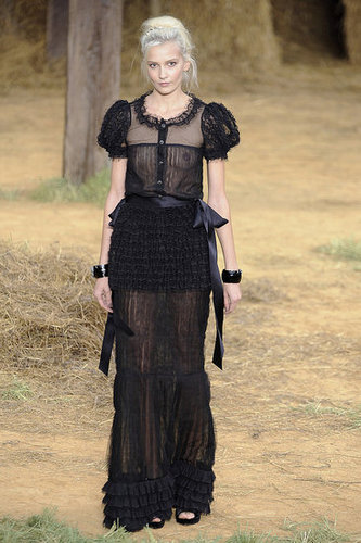 Chanel Goes Farm Girl, Takes a Roll in Hay for Spring 2010 Chanel Goes Farm Girl, Takes a Roll in Hay for Spring 2010