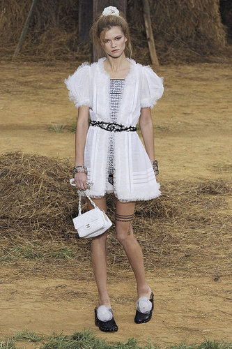 Chanel Goes Farm Girl, Takes a Roll in Hay for Spring 2010 Chanel Goes Farm Girl, Takes a Roll in Hay for Spring 2010