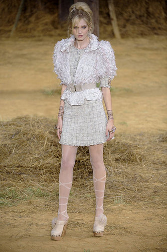 Chanel Goes Farm Girl, Takes a Roll in Hay for Spring 2010 Chanel Goes Farm Girl, Takes a Roll in Hay for Spring 2010