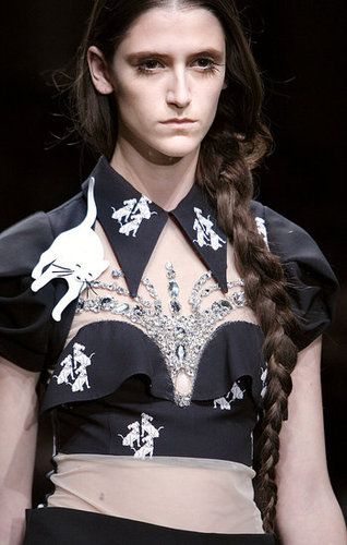 Miuccia Prada Interprets "Innocence" with Cat and Bird Prints for Miu Miu Spring 2010 Miuccia Prada Interprets "Innocence" with Cat and Bird Prints for Miu Miu Spring 2010