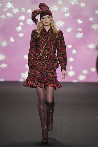 New York Fashion Week: Anna Sui Fall 2009 New York Fashion Week: Anna Sui Fall 2009