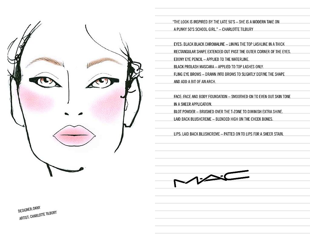 M.A.C. Makeup Looks From The Fall 2009 Shows: Part Two M.A.C. Makeup Looks From The Fall 2009 Shows: Part Two
