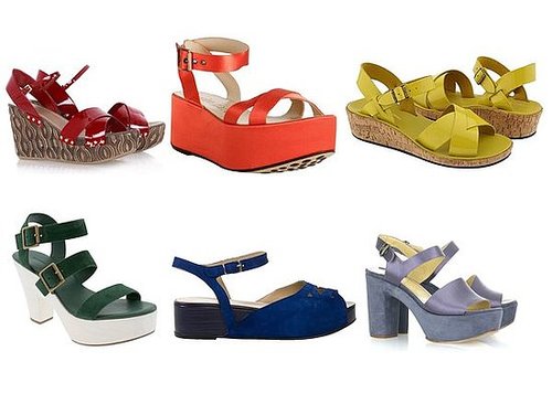 Meanwhile In Current Season: Chunky Platform Sandals In Every Color