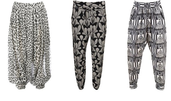 Printed Harem Trousers