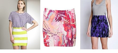 Shopping: Body-con Skirts In Bright Colors 
