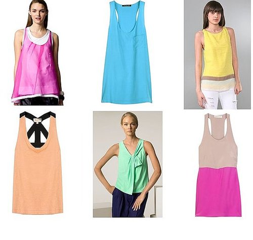 Shopping: Candy Colored Tanks Stand Out 