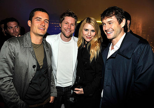 Orlando Bloom, Christopher Bailey, Claire Danes and Hugh Dancy Orlando Bloom, Christopher Bailey, Claire Danes and Hugh Dancy