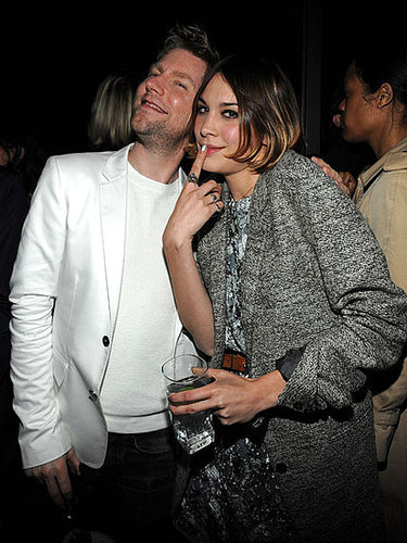 Christopher Bailey and Alexa Chung Christopher Bailey and Alexa Chung
