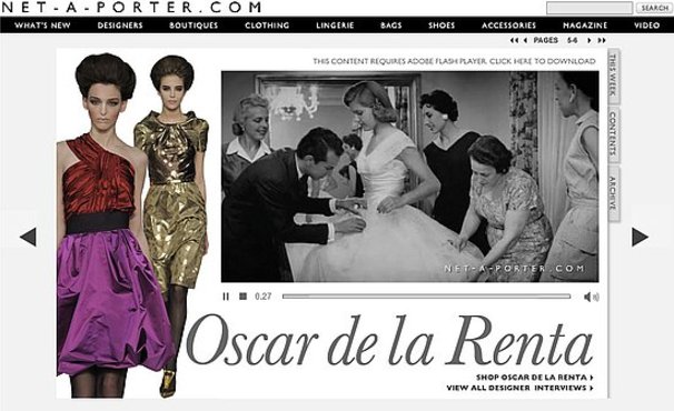 Net-a-Porter Teams Up With Oscar Net-a-Porter Teams Up With Oscar
