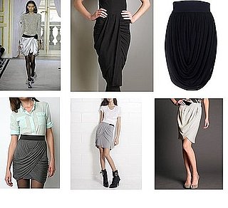 Shopping: Draped Skirts Do All The Work 