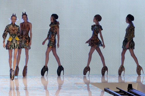 Paris Fashion Week: Alexander McQueen Spring 2010 Paris Fashion Week: Alexander McQueen Spring 2010