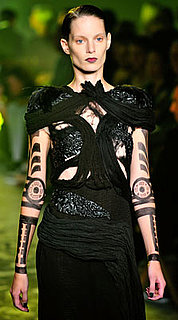 Pictures of MAC's Arm Tattoos at Rodarte at 2010 Spring Fashion Week