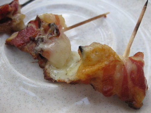 Say Cheese! Pancetta Smoked Mozzarella Skewers