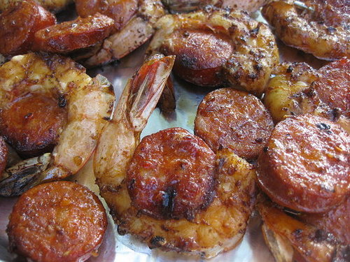Shrimp and Chorizo Skewer Recipe