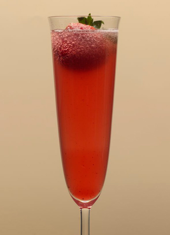 Strawberry Champagne Cocktail Recipe Strawberry Champagne Cocktail Recipe