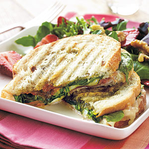 Prosciutto, Fontina, and Fig Panini Prosciutto, Fontina, and Fig Panini