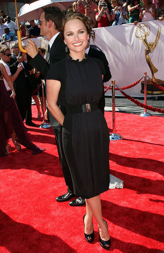 The Everyday Italian chef, posing here in Giambattista Valli, already knew she'd won an Emmy for Outstanding Lifestyle Host in 2008. "It's the best feeling ever! I can relax and have a great time," De Laurentiis said.
The Everyday Italian chef, posing here in Giambattista Valli, already knew she'd won an Emmy for Outstanding Lifestyle Host in 2008. "It's the best feeling ever! I can relax and have a great time," De Laurentiis said.