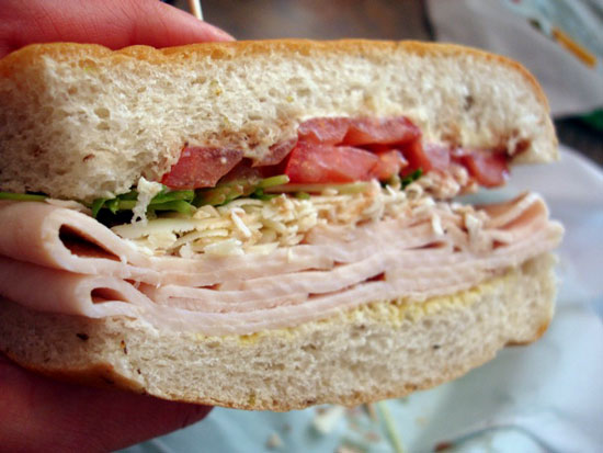 Recipe For Smoked Turkey and Parmesan Sandwich on Focaccia Recipe For Smoked Turkey and Parmesan Sandwich on Focaccia
