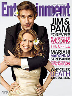 Jim and Pam's Wedding Magazine Cover For Entertainment Weekly