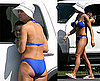 Kate Gosselin Bikini Photos Outside Her Reading, PA, Home After Announcing Split From Jon Gosselin