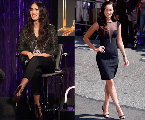 Photos of Megan Fox on Letterman and Fuze 