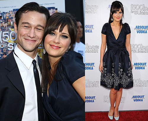 Photos of Zooey Deschanel, Shenae Grimes, Joseph Gordon-Levitt at the LA Premiere of 500 Days of Summer