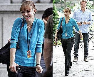 Photos of Rachel McAdams and Patrick Wilson Filming Morning Glory in NYC