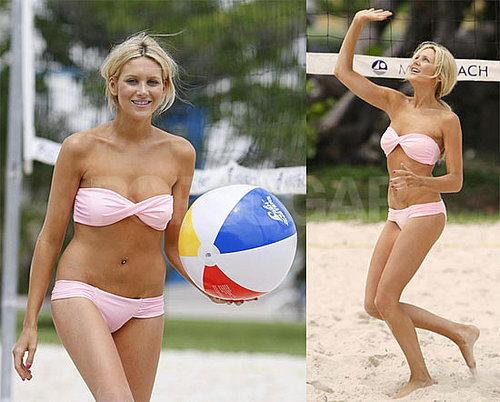 Bikini Photos of Stephanie Pratt Playing Beach Volleyball in Miami