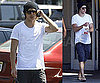 Photos of Zac Efron Getting Alcohol at a Convenience Store With a Friend
