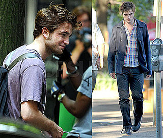 Photos of Robert Pattinson on Set in NYC With Rumors of Split With Kristen