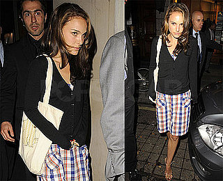 Photos of Natalie Portman Leaivng Nobu in London