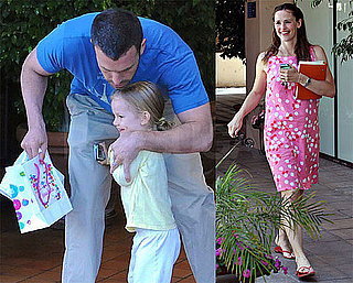 Photos of Ben Affleck Hugging Violet Affleck in LA