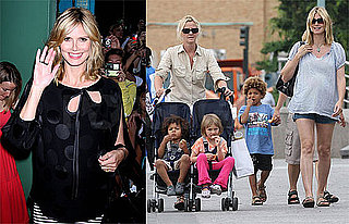 Photos of Heidi Klum With Her Kids in NYC, Video and Photos of Her Appearance on Good Morning America