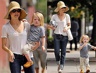 Photos of Keri Russell with Her Adorable Son River Heading to a Park in Brooklyn
