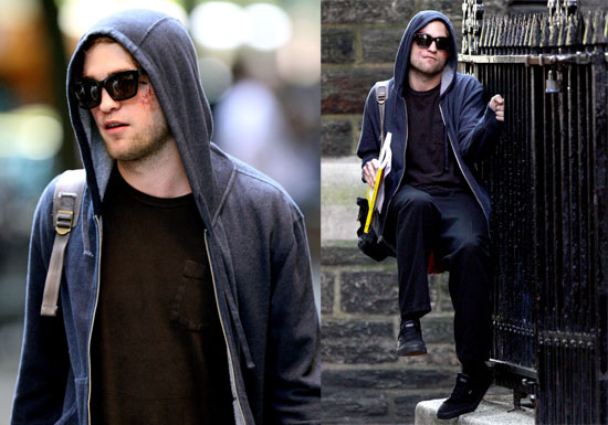 Photos of Robert Pattinson Filming Remember Me