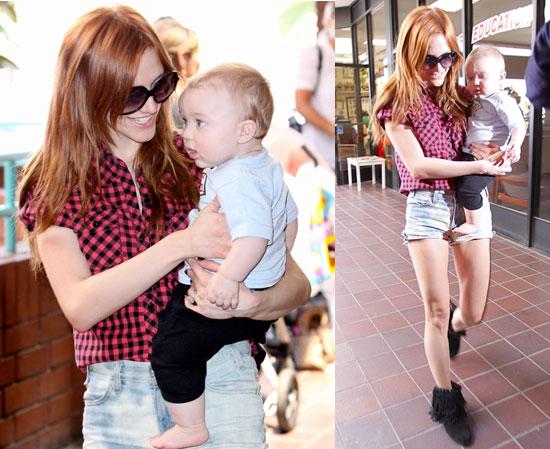 Photos of Ashlee Simpson and Bronx 