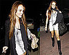 Photos of Lindsay Lohan in White and Black 