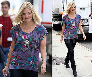 Photos of Drew Barrymore and Justin Long Together in NYC, Grey Gardens Scores 17 Primetime Emmy Award Nominations
