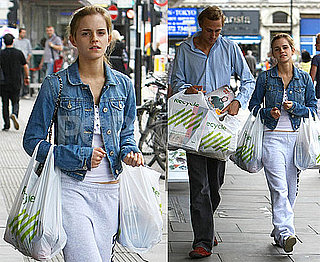 Photos of Emma Watson Grocery Shopping in London