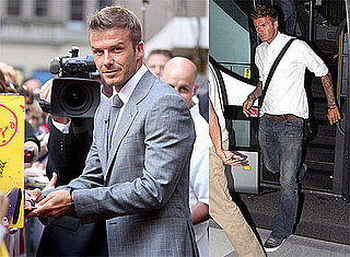Photos and Video of David Beckham on The Today Show Talking About His New Tattoo For Victoria
