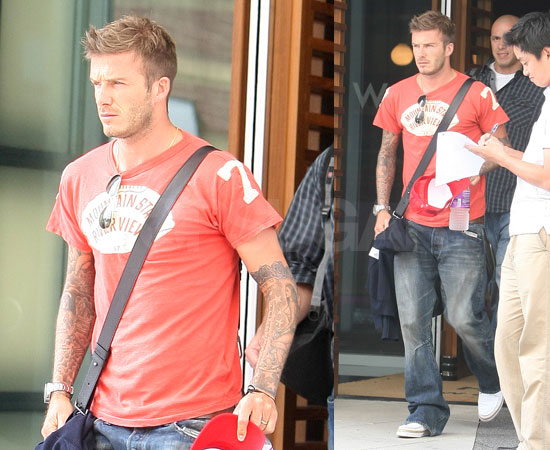 Photos of David Beckham in Hoboken