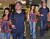 Photos of Matt Damon and Luciana at Miami Airport Back from NYC