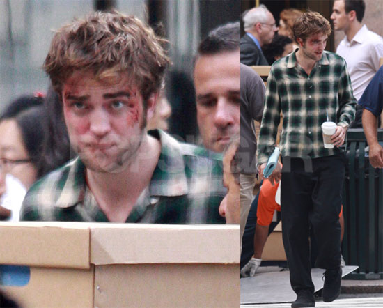 Photos of Robert Pattinson on Set Photos of Robert Pattinson on Set