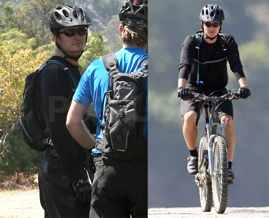 Photos of Orlando Bloom Mountain Biking Photos of Orlando Bloom Mountain Biking